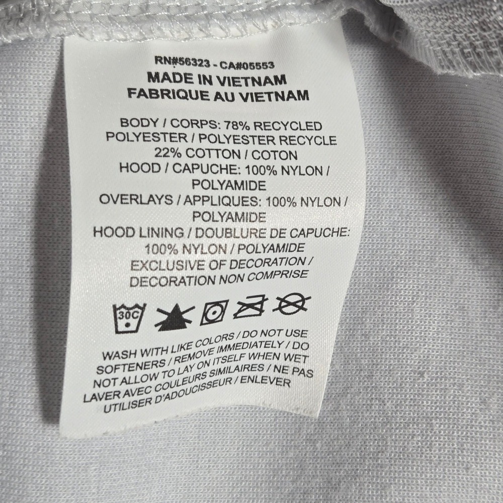 Nike Therma Tech Pack Sleeveless Hoodie Mens L Grey Gym Training Vest Pullover - Picture 10 of 11